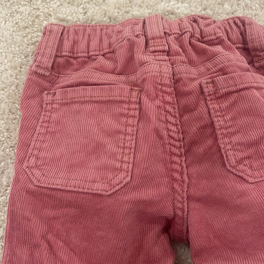 Pink Corduroy Flare Pants 3-6 Months - Picture 7 of 8